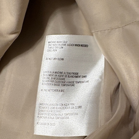 Misses MICHAEL Michael Kors Classic Tan Trench Coat, size Small, NWOT - Picture 5 of 5
